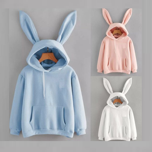 Sweat-shirt imprimé brodé personnalisé de haute qualité en coton grande taille sweats à capuche et sweat-shirts pour femmes de BD - Product Image 3