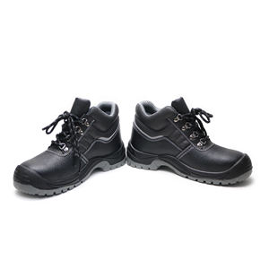 Rahat çelik ayak hakiki deri siyah yağa dayanıklı Anti statik orijinal tarım Forklift güvenlik ayakkabıları koruyucu ayakkabılar - Product Image 5