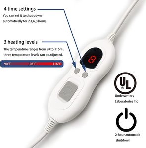 Winter Electric Warming Blanket Fleece <strong>Heated</strong> <strong>Throw</strong> <strong>for</strong> Body Warmer Hot <strong>Sale</strong> 110V LED Auto American Technics Power - Product Image 3