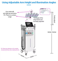 Appareil d'hydradermabrasion 12-en-1 2026 avec rotation vortex 360° pour salon/spa – Élimination des points noirs et nettoyage en profondeur