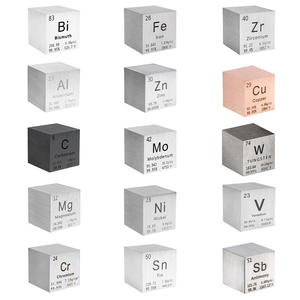 Juego de cubos de elementos metálicos, 10 piezas, figuras de la tabla periódica, juguete educativo de ciencia para escritorio de oficina, regalo - Product Image 4