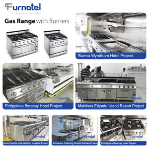 Cocina de Gas Serie Furnotel con 6 Quemadores y Horno - Product Image 3