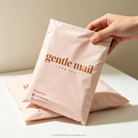 Sacs d'expédition en plastique polymailers à forte adhérence avec logo personnalisé imprimé pour l'emballage de vêtements, impression sérigraphique