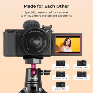 อะแดปเตอร์ Cold Shoe SmallRig พร้อมที่บังลมไนลอนสำหรับไมโครโฟน <span class=keywords><strong>Sony</strong></span> <span class=keywords><strong>ZV</strong></span>-<span class=keywords><strong>1F</strong></span>/<span class=keywords><strong>ZV</strong></span>-E10/<span class=keywords><strong>ZV</strong></span>-1/<span class=keywords><strong>ZV</strong></span>-E1/<span class=keywords><strong>ZV</strong></span>-1 II รุ่น 3526 - Product Image 2