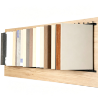 Présentoir mural léger en zinc pour échantillons de portes d'armoires, idéal pour toute la maison, prix compétitif