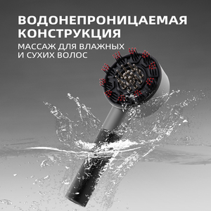 Cepillo Eléctrico de Cerámica Portátil para el Cabello con 5 Ajustes de Temperatura para Uso Doméstico - Product Image 2