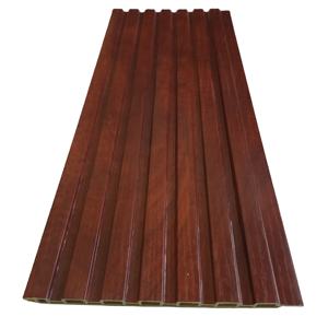 Panneau TV cannelé rainuré étanche pour la décoration intérieure Villas d'un an Emboîtement <span class=keywords><strong>facile</strong></span> Rustique en bois WPC Plastique Mur <span class=keywords><strong>Bambou</strong></span> - Product Image 4