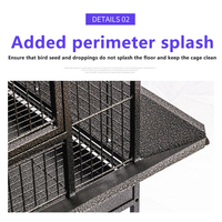 Vente en gros en Chine fabricant pas cher grand élevage canari oiseau perroquet cages extérieur intérieur utilisant à vendre