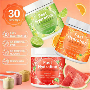 Bebida Electrolítica en Polvo de Hidratación Rápida, 30 Porciones, Sin Azúcar, Sin Sabores Artificiales, para Adultos, Limón, Lima, Naranja, <span class=keywords><strong>Sandía</strong></span> - Product Image 5