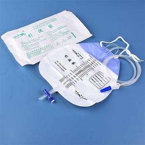 Bolsa de Drenaje Desechable Yukang de 2000 ml con Tubo Extendido para Recolección de Orina, Uso General, Material de PVC - Product Image 1