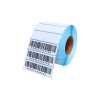 Produsen ukuran kustom kertas Printer variabel Label kode QR merekat sendiri stiker Label termal