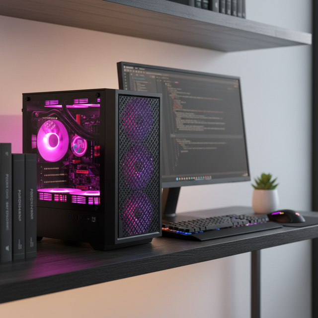 Pcooling Brand New Premium Mid-tower Gaming Pc Case Computer Cases Towers Desktop Gabinete Casing Pc Rgb Cabinet Cpu Case