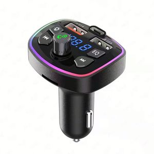 ราคาขายส่ง ที่ชาร์จในรถยนต์ MP3 Type C ช่องเสียบ USB คู่ เครื่องส่งสัญญาณ FM ในรถยนต์ ที่ชาร์จ USB-C สำหรับโทรศัพท์ทุกรุ่น - Product Image 2