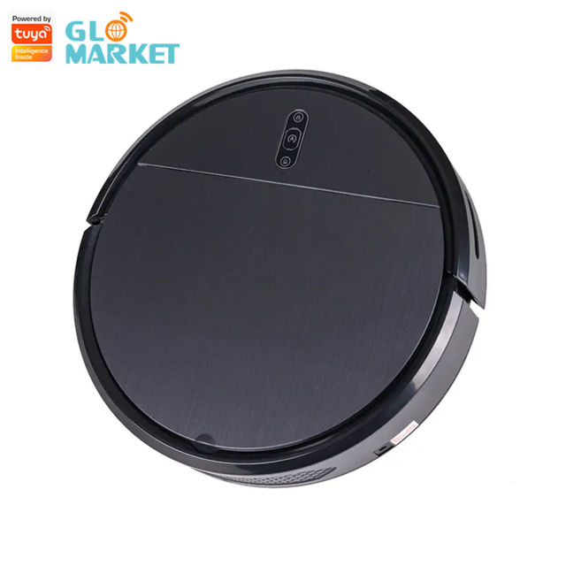 Glomarket Tuya Wifi Smart Robot Vacuum Cleaner 2000pa Suction 5200mah Battery Auto Charge 3 1 Vacuum Mop for Kitchen Office