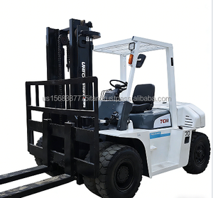 Chariot élévateur diesel TCM 70 modèle 2023, 7 tonnes, hauteur de levage 3 mètres, traction avant, tout-terrain, mât à deux étages, pneus pleins - Product Image 1