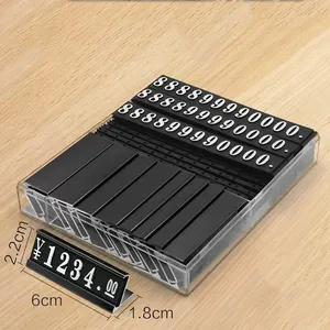 Wholesale Adjustable Digital Pricing Label Display Rack Counter Number Stand With LED Price Display