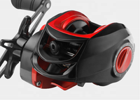 Reel Baitcasting Murah, Roda Jarak Jauh, Reel Magnet Ganda, Rasio Gigi 7.2:1, Reel Pancing Ultralight untuk Air Tawar dan Air Asin