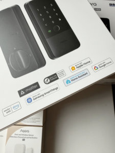 Serrure intelligente <span class=keywords><strong>Aqara</strong></span> UWB avec lecteur d'empreintes digitales, couleur argent, batterie rechargeable, compatible <span class=keywords><strong>HomeKit</strong></span>/Alexa/Home Assistant - Product Image 2