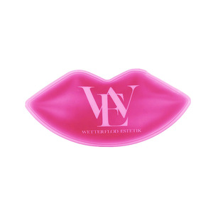 Beauty Reusable PVC Hot Cold Pack Custom Logo Lip Shape Ice Custom Size Reusable Gel Ice Pack