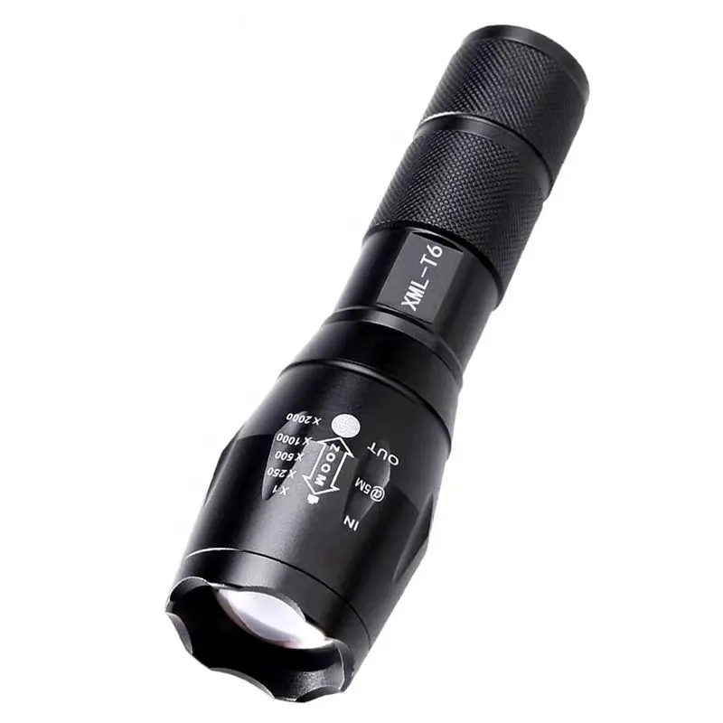 Free OEM Logo Zoomable Aluminum Alloy 5 Modes T6 10W 1000 Lumens LED Torch Waterproof Best Seller G700 Tactical Flashlight
