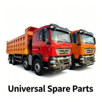 Nouveau camion benne tout-terrain diesel 6x4 durable avec benne hydraulique et direction à gauche pour le transport sur chantier
