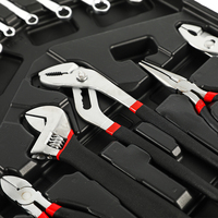 Usine directement en gros 186 pièces Kit d'outils de tournevis valise en aluminium ensembles d'outils à main avec combinaison Juego De Herramientas