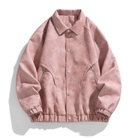 Veste Coach Homme Personnalisable avec Logo, Coupe Ample, Résistante au Vent et à l'Eau, en PU, Idéale pour le Printemps