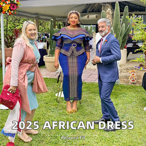 Abiti Africani Eleganti Casual da Donna 2025, Nuovi Completi <span class=keywords><strong>Ankara</strong></span>, Vestito Dashiki Taglie Forti in Modal per Inverno, Autunno, Estate, Matrimonio Turco - Product Image 2