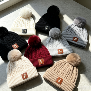 <span class=keywords><strong>Gorro</strong></span> de Invierno Tejido con Forro de Hilo Grueso y Logotipo Personalizado, <span class=keywords><strong>Gorro</strong></span> de Punto Cálido y Elástico <span class=keywords><strong>para</strong></span> Nieve, Esquí y Actividades al Aire Libre <span class=keywords><strong>para</strong></span> Mujer, con Pompón de Peluche - Product Image 6