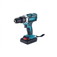 Ensemble personnalisable de clé à chocs sans balais et meuleuse d'angle 21V rechargeable au lithium, avec mallette rigide en plastique, garantie 1 an, OEM