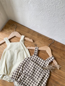 Camiseta de una pieza con cuello abierto para bebés, otoño 2026, para niños y niñas, ropa de verano para gatear - Product Image 6