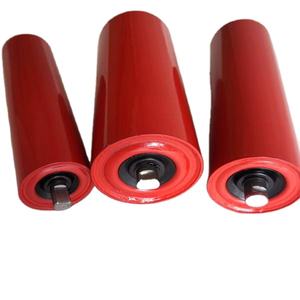 Rouleau de convoyeur à bande personnalisé en usine directe Polines de rouleaux de renvoi en acier au carbone - Product Image 1