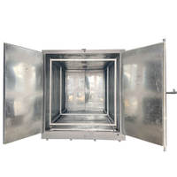 Four de cuisson électrique pour peinture en poudre JH-321818D avec deux rails de chariot pour le séchage de la poudre et de la peinture
