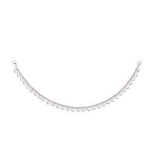 Chaîne de cheveux en métal plaqué, design étoile, lune, croix, accessoire décontracté unisexe - Product Image 4
