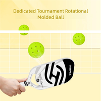 Balles de Pickleball Extérieur 40 trous Couleur Sur Mesure PE Moulé par Rotation