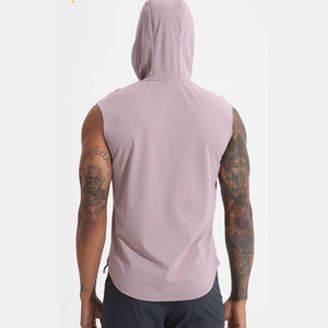 เสื้อกล้ามคอกลมผู้ชาย ระบายอากาศ แห้งเร็ว ซับเหงื่อ 100% โพลีเอสเตอร์ สำหรับออกกำลังกาย วิ่ง เดินป่า ชุดกีฬาฤดูร้อน - Product Image 1