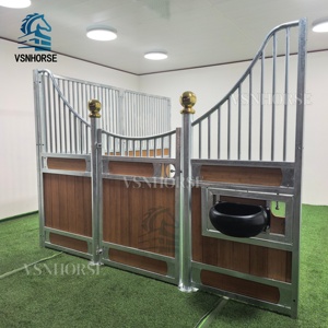 Kit kios kuda prefabrikasi elegan panel stabil Modular mewah sistem kios kustom portabel untuk kawasan kuda pribadi - Product Image 4