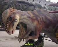 Modèle de dinosaure animatronique Pachycephalosaurus, taille réelle 4m, dinosaures réalistes pour exposition