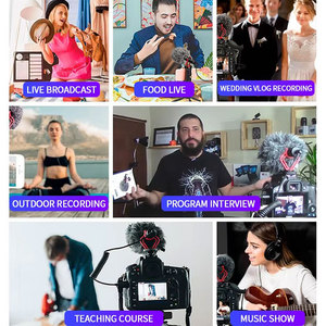 Micrófono Profesional Cardioide Tipo Escopeta MM1 para iPhone, Teléfonos Inteligentes <span class=keywords><strong>Android</strong></span>, PC, Cámaras DSLR Canon y Nikon, Grabación de Vlogs - Product Image 5