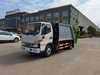 Camion à ordures compacteur JAC V3 Euro VI, châssis 6 mètres cubes