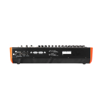 Nuoxun SQ-8FX Mixeur DJ 8 canaux Équipement audio Bluetooth Affichage 256/24 bits Effet DSP Enregistrement USB Métal