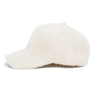 מכירה לוהטת ילדה Windproof לוגו מותאם אישית תיקוני רקמת צמר הרגיש כובע ריק כובע בייסבול ספורט כובע כובע בייסבול כובע