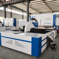 Cintreuse de panneaux CNC à alimentation rapide personnalisable de haute qualité, machine de pliage automatique de tôles avec moteur 128KW, modèle AT-HS2500 pour