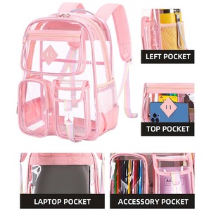 <span class=keywords><strong>Zaino</strong></span> Scolastico Trasparente in PVC con Multi Tasche <span class=keywords><strong>per</strong></span> <span class=keywords><strong>Scuola</strong></span> <span class=keywords><strong>Media</strong></span>, Fornitore all'Ingrosso - Product Image 5