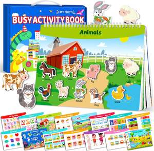 Stampa su ordinazione di fabbrica Montessori occupato libro per bambini <span class=keywords><strong>attività</strong></span> di apprendimento giocattoli educativi <span class=keywords><strong>autismo</strong></span> sensoriale libro tranquillo per il bambino - Product Image 2