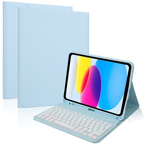 Cho Ipad bàn phím trường hợp iPad Mini RGB Backlit 5.8GHz không dây mini bàn phím USB nhựa sử dụng màu sắc 16 máy tính xách tay - Product Image 3