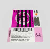 Autocollant de sécurité anti-effraction pour vitre de voiture en PET, autocollant holographique pour voiture