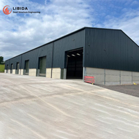 Entrepôt préfabriqué, structure en acier durable, atelier d'usine, bâtiment de stockage logistique