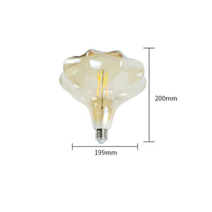 <span class=keywords><strong>2025</strong></span> cổ điển dẫn bóng đèn dây tóc thay đổi độ sáng rõ ràng hổ phách hình dạng đặc biệt RoHS CE chứng nhận cho khách sạn chiếu sáng AC/DC điện E26 E27 - Product Image 2