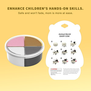 Kit d'argile <span class=keywords><strong>à</strong></span> séchage <span class=keywords><strong>à</strong></span> l'air NewFamily de Bview Art, projets en 12 étapes, cartes de projets, argile douce non collante, outils, ensemble d'artisanat DIY non toxique - Product Image 4